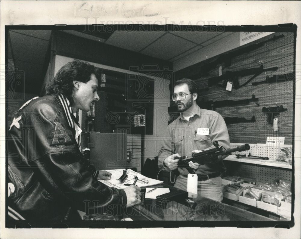 1989 Press Photo ROYAL OAK GUN RANGE - Historic Images