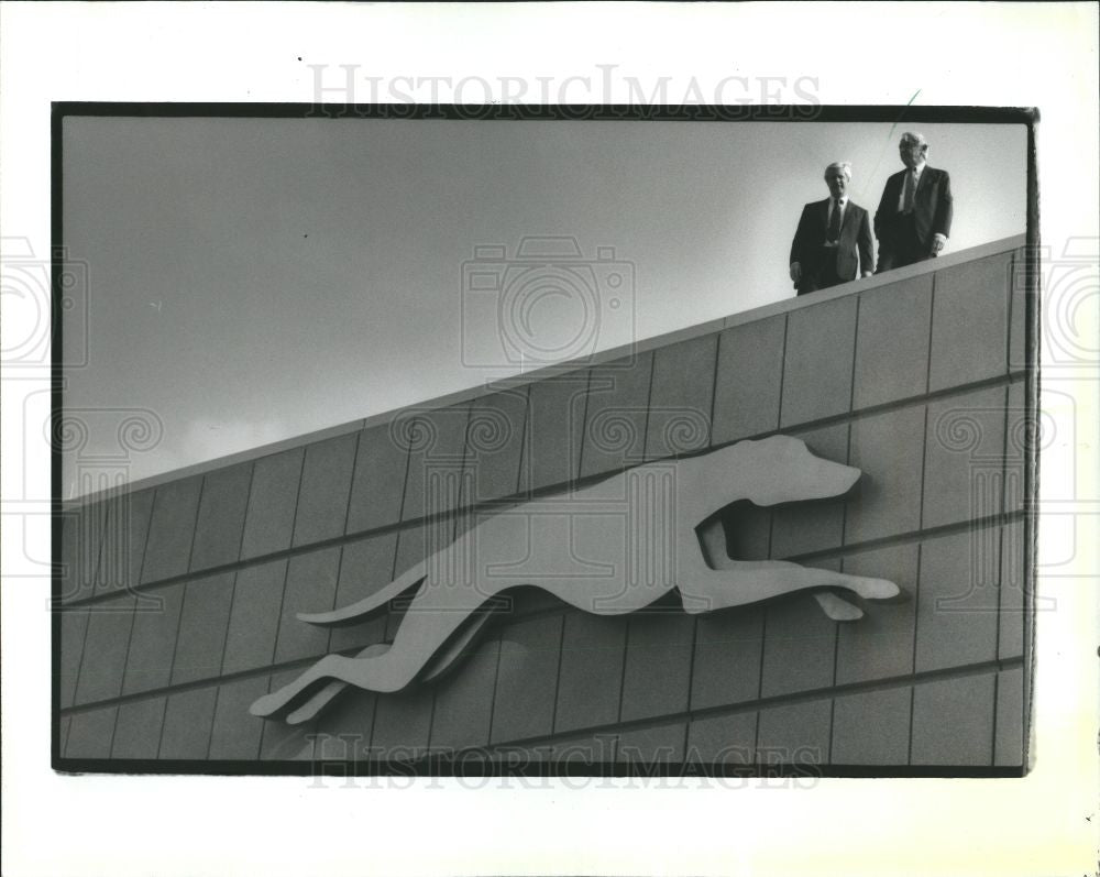 1993 Press Photo Greyhound Bus Station Detroit - Historic Images