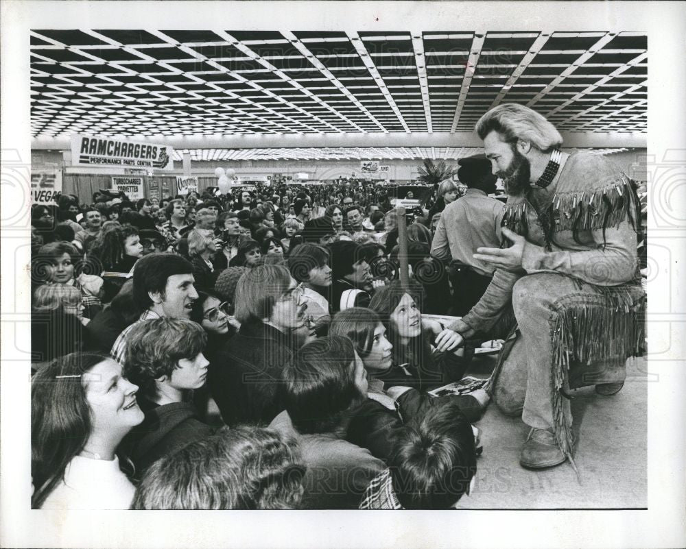 1978 Press Photo Dan Haggerty actor TV Grizzly Adams - Historic Images