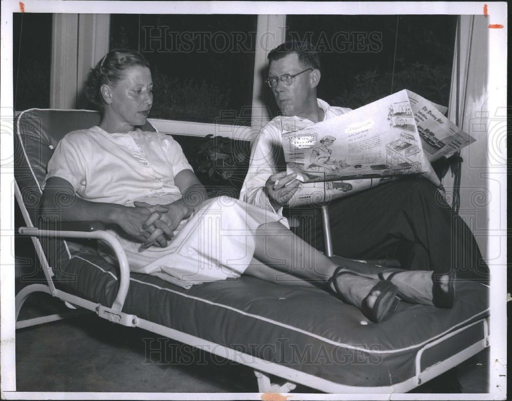 1959 Press Photo mrs james hagerty wife press secretary - Historic Images