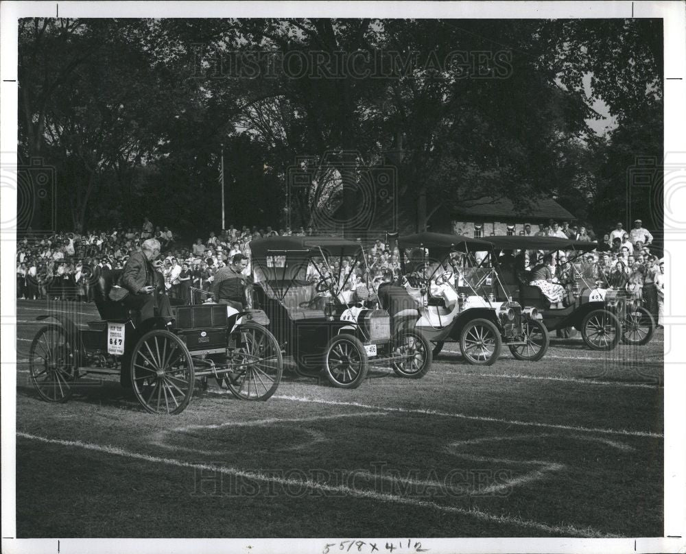 Press Photo Greenfield Village Annual Old Car Race - Historic Images