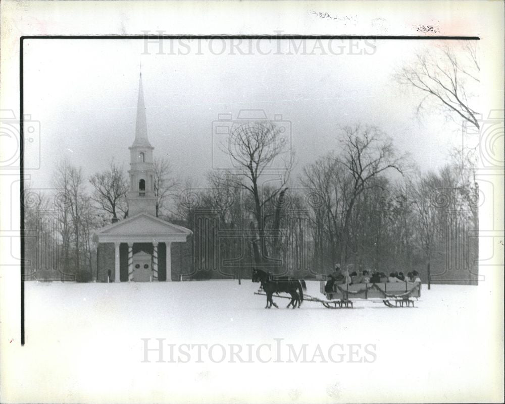 1980 Press Photo Martha Mary Chapel Greenfield Village - Historic Images