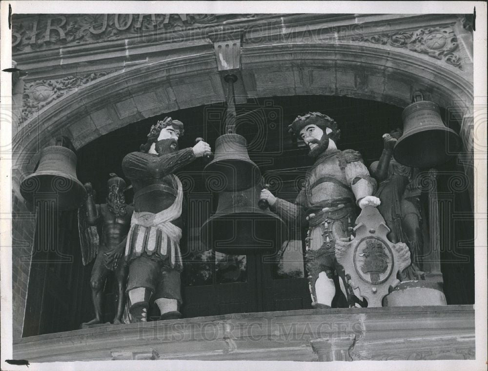 Press Photo Greenfield Village Gog and Magog - Historic Images