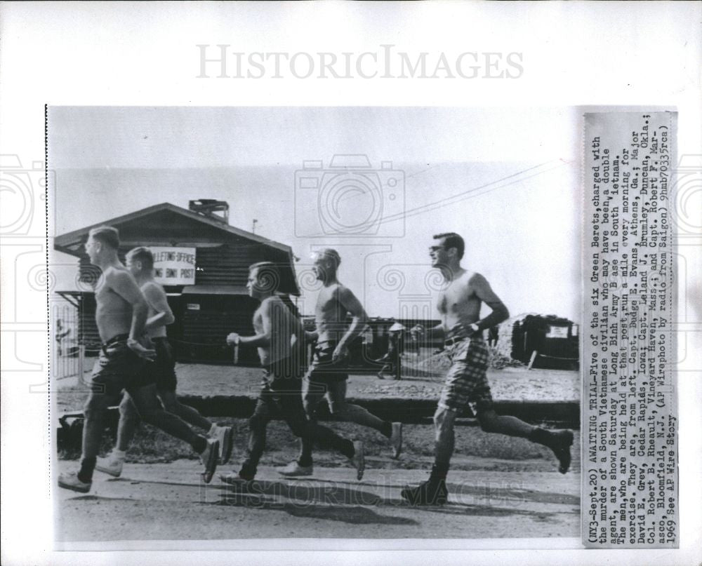 1969 Press Photo Green Berets - Historic Images