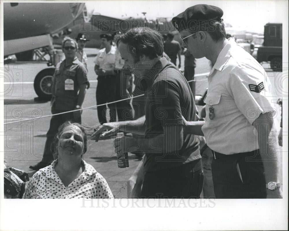 Press Photo disaster drill emergency management - Historic Images