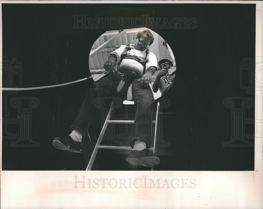 1989 Press Photo UAW/GM Health Safety Training Center - Historic Images