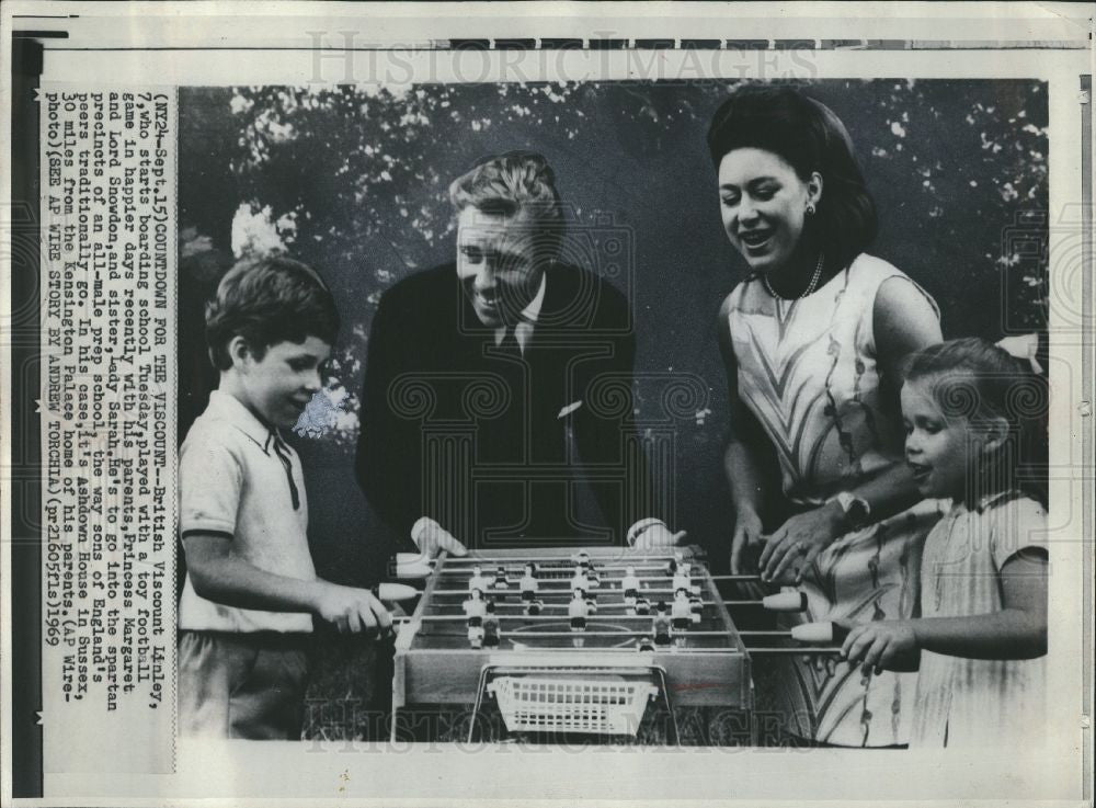 1969 Press Photo British Viscount Linley - Historic Images