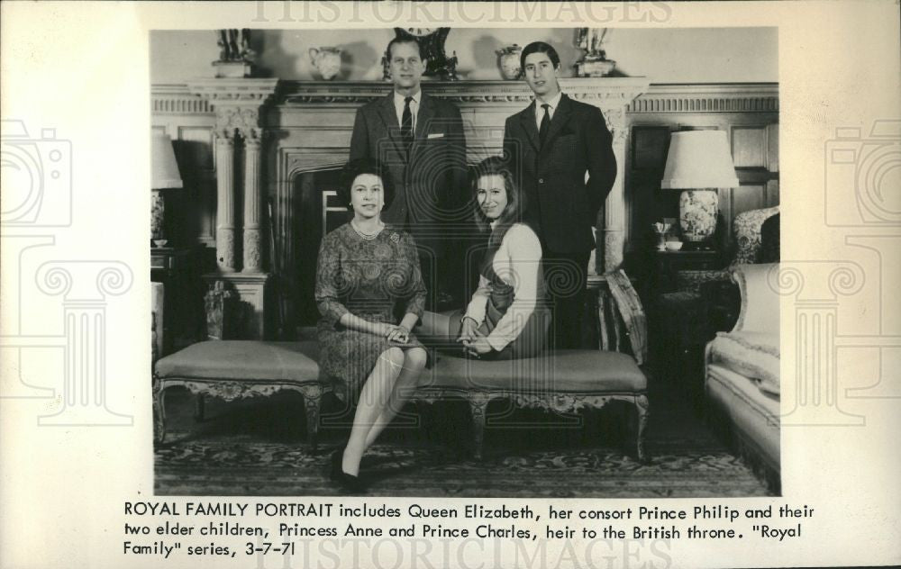 Press Photo england royal family queen elizabeth - Historic Images
