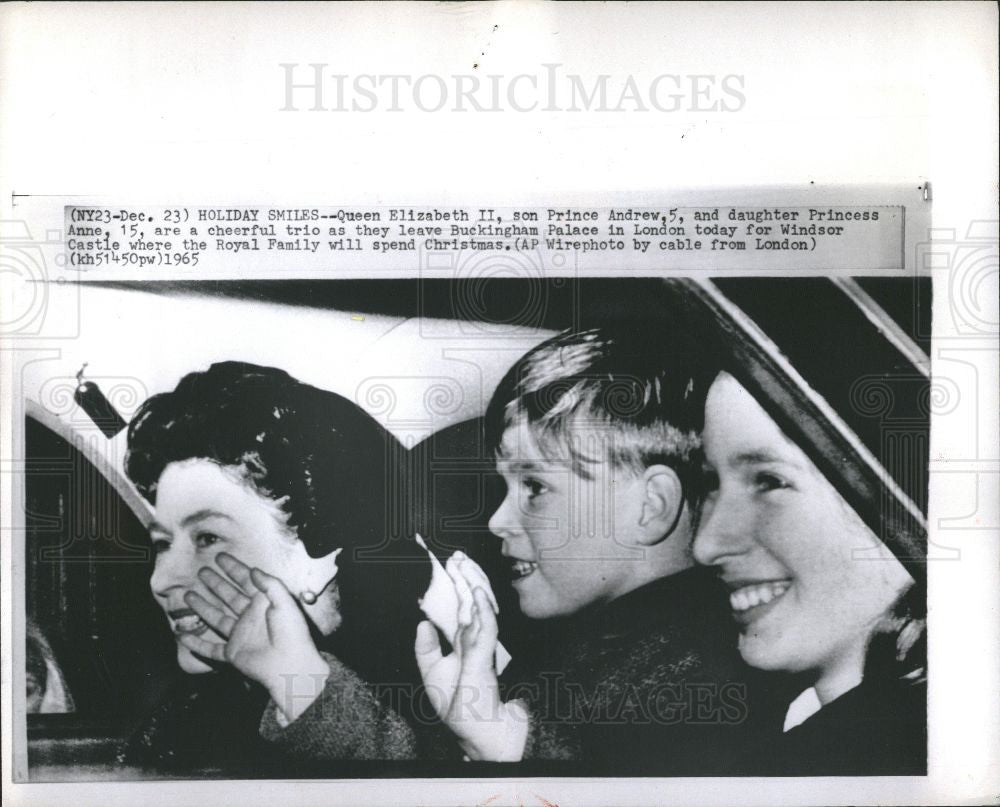 1965 Press Photo queen elizabeth II - Historic Images