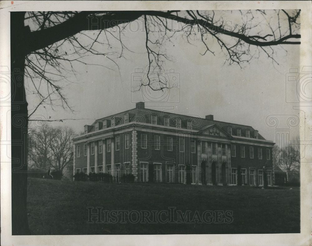 1955 Press Photo american embassy london england - Historic Images