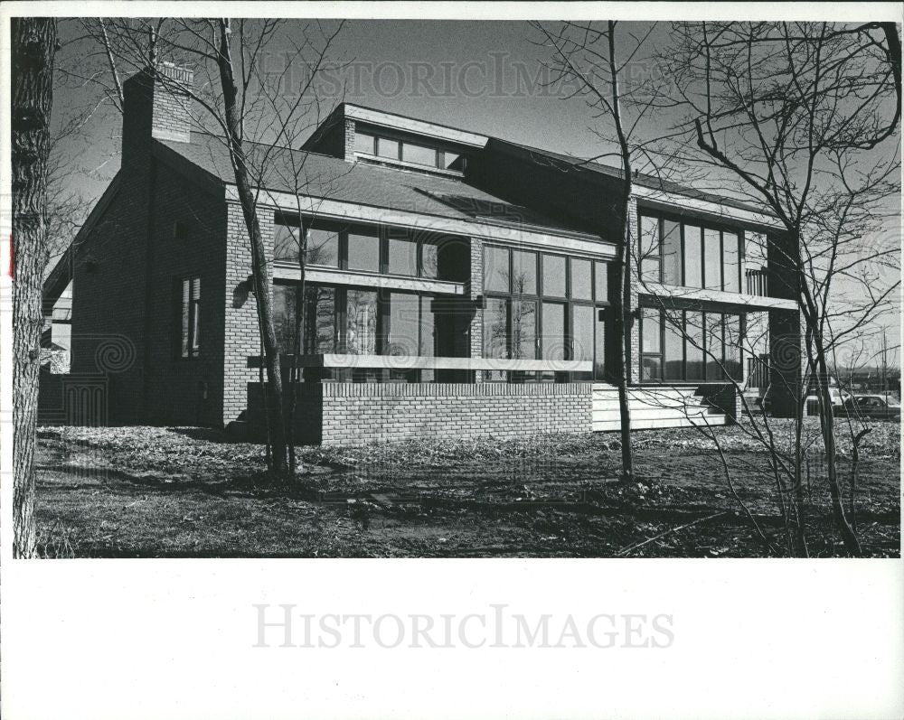 1981 Press Photo solar energy home troy Michigan test - Historic Images