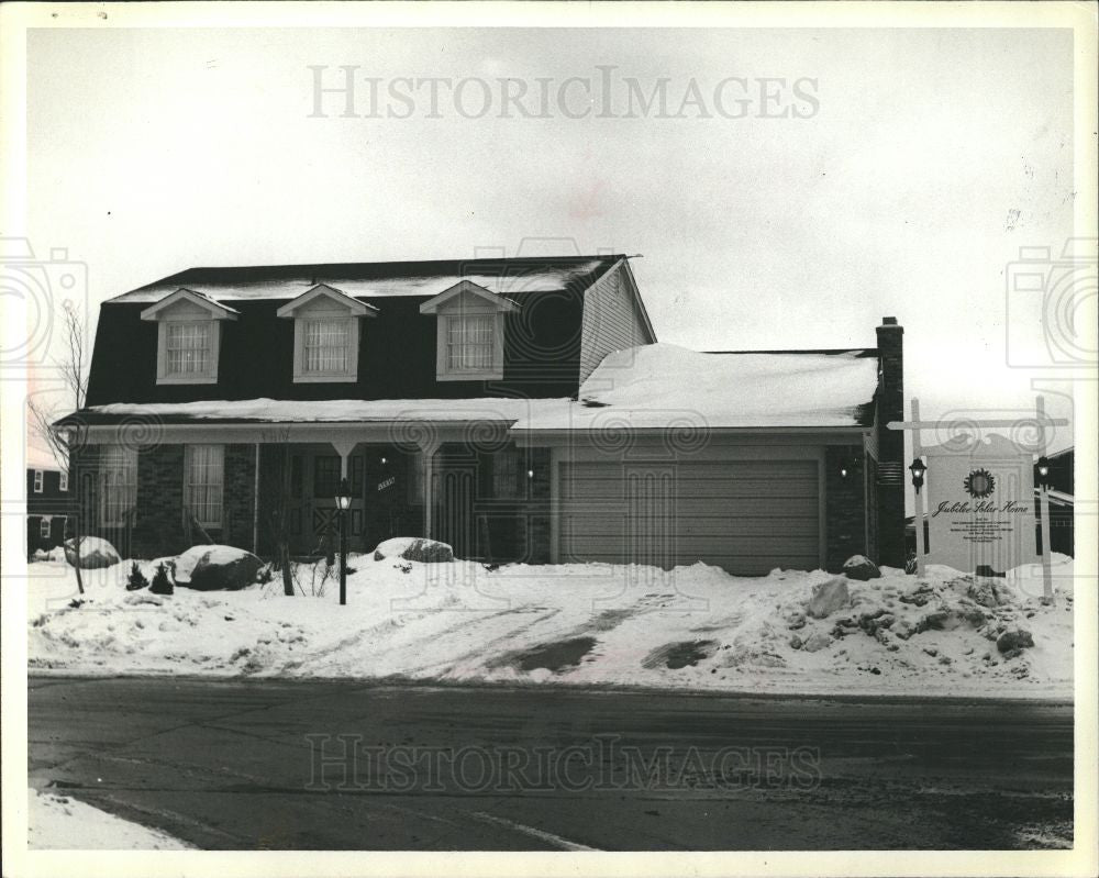 1979 Press Photo Jubilee Solar House Northville Colony - Historic Images