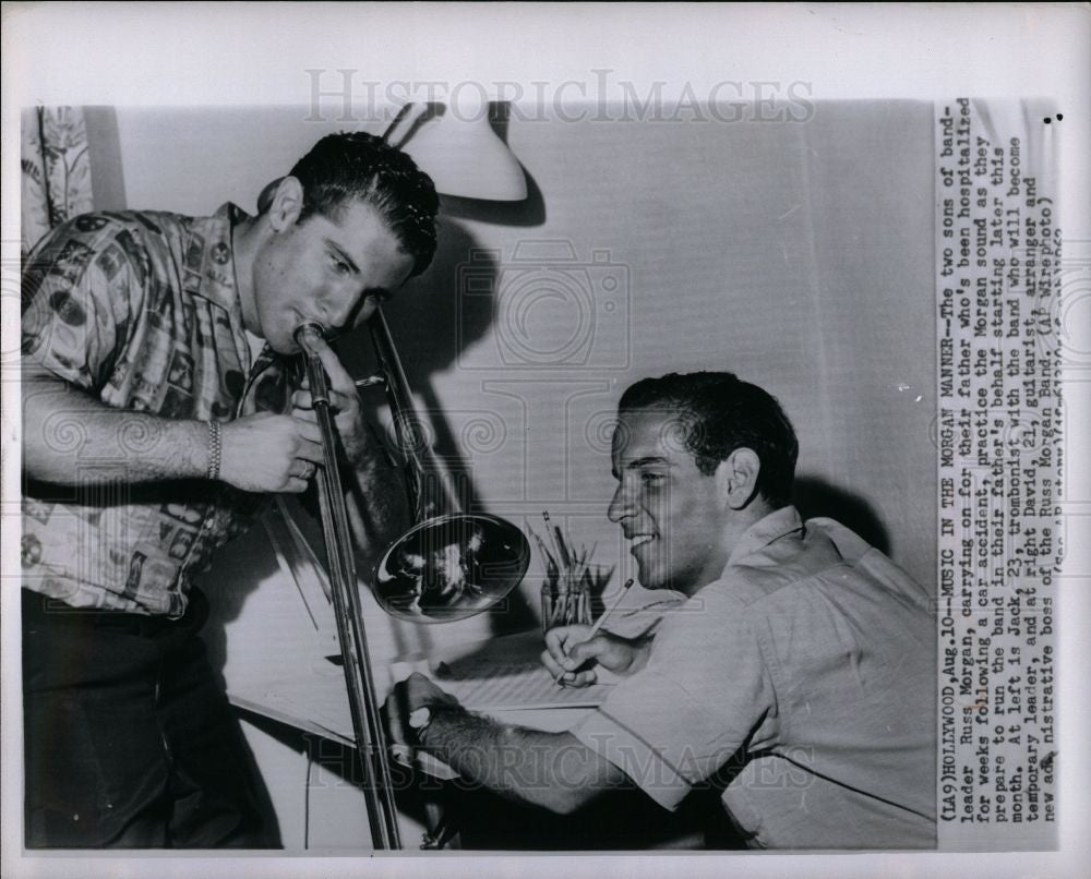 1962 Press Photo Russ Morgan orchestra leader - Historic Images