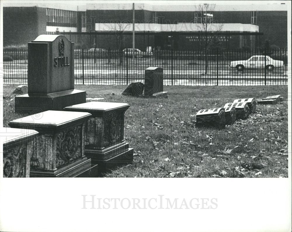 1981 Press Photo Elmwood Cemetery - Historic Images