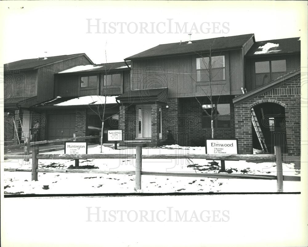 1978 Press Photo Huntington Place townhouse development - Historic Images