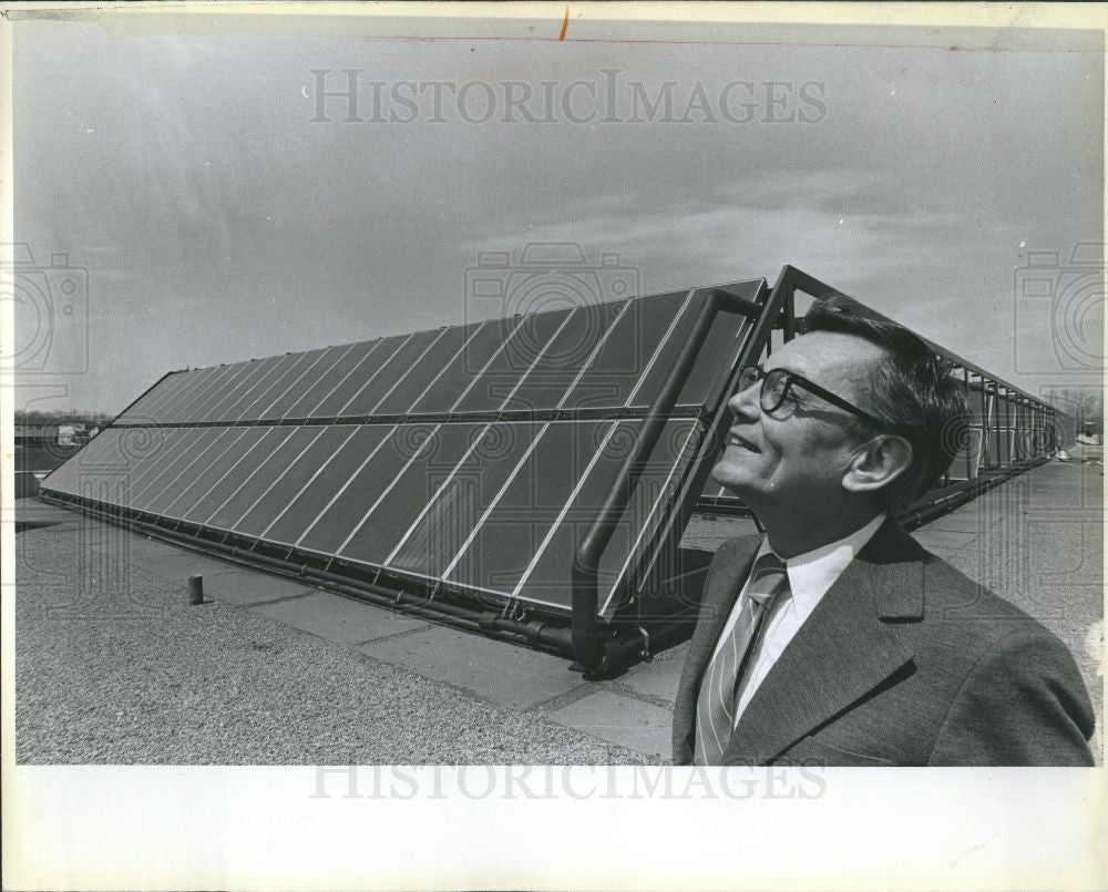 1979 Press Photo Peter Tarapota, solar, energy - Historic Images