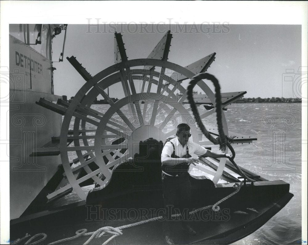 1991 Press Photo Detroiter Cruise Ship Boat - Historic Images