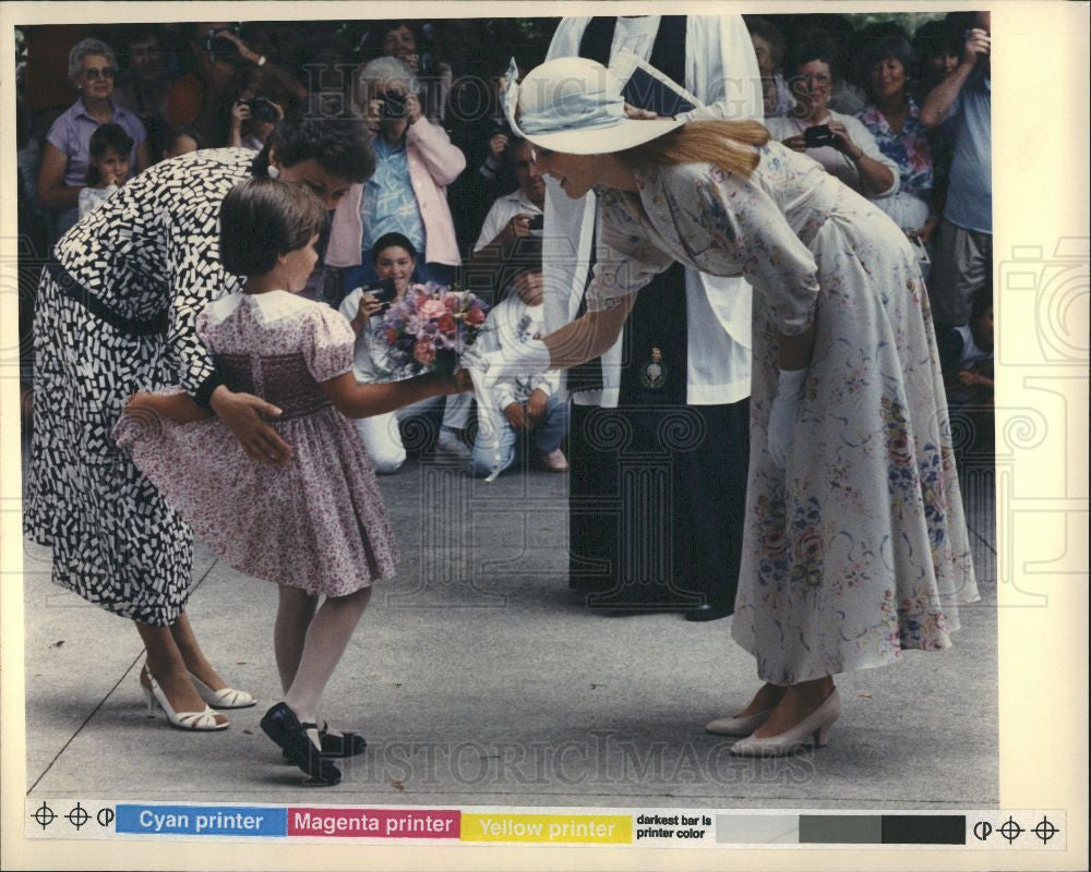 Press Photo Duchess of York England royal Sarah UK - Historic Images