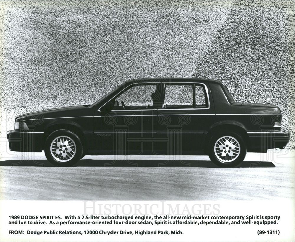 Press Photo Dodge Spirit sedan car - Historic Images