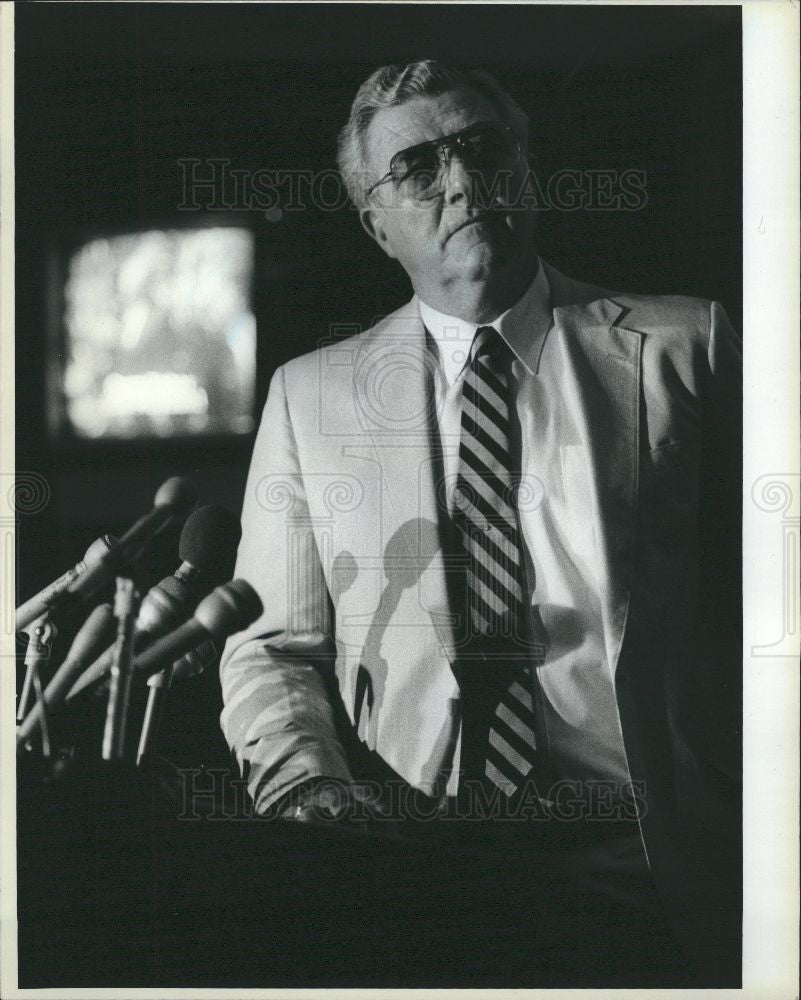 1985 Press Photo owen bieber  activist - Historic Images
