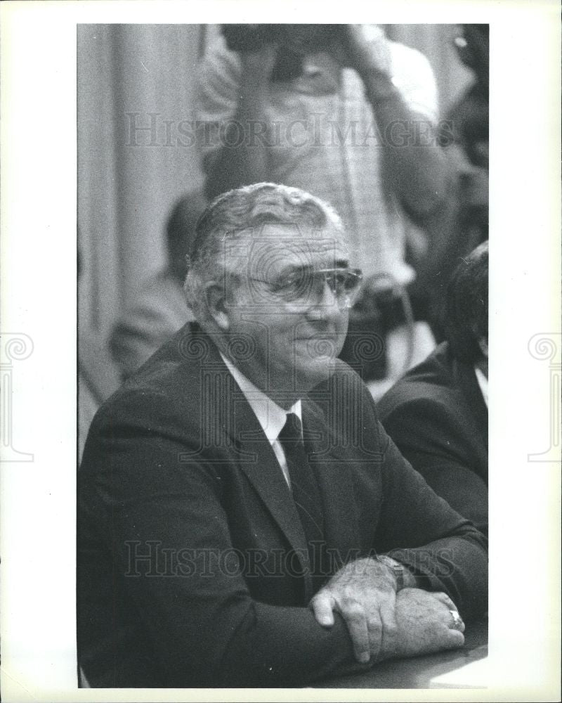 Press Photo Owen Bieber, labor union activist - Historic Images