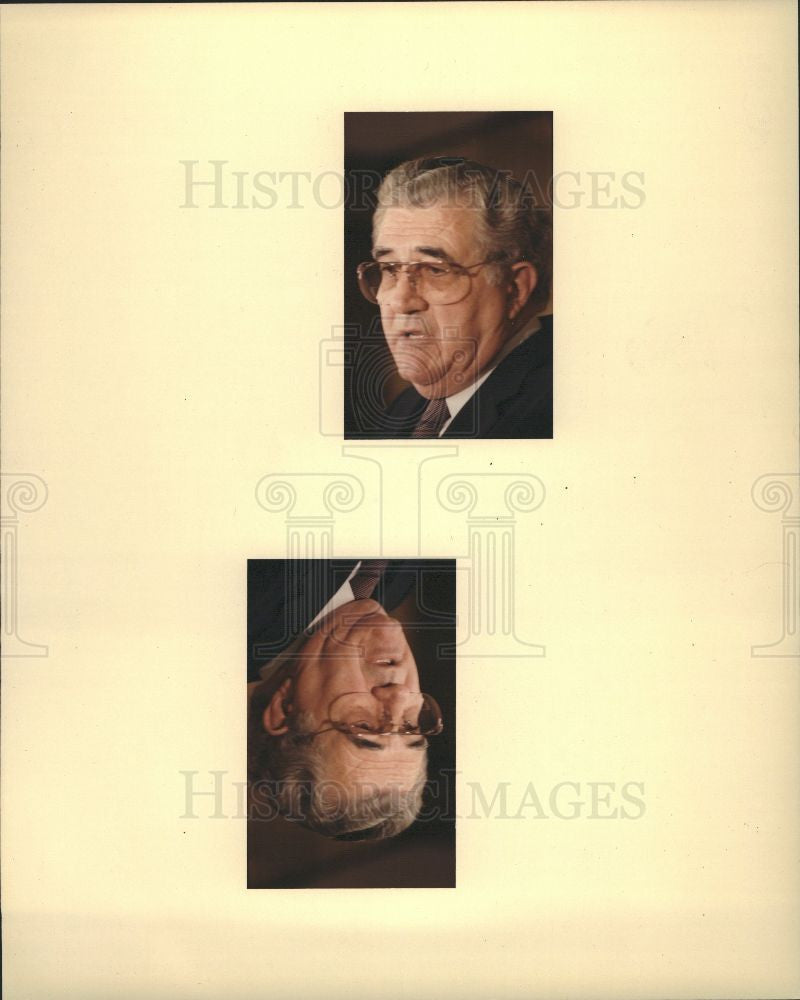 1984 Press Photo Owen Bieber President UAW - Historic Images