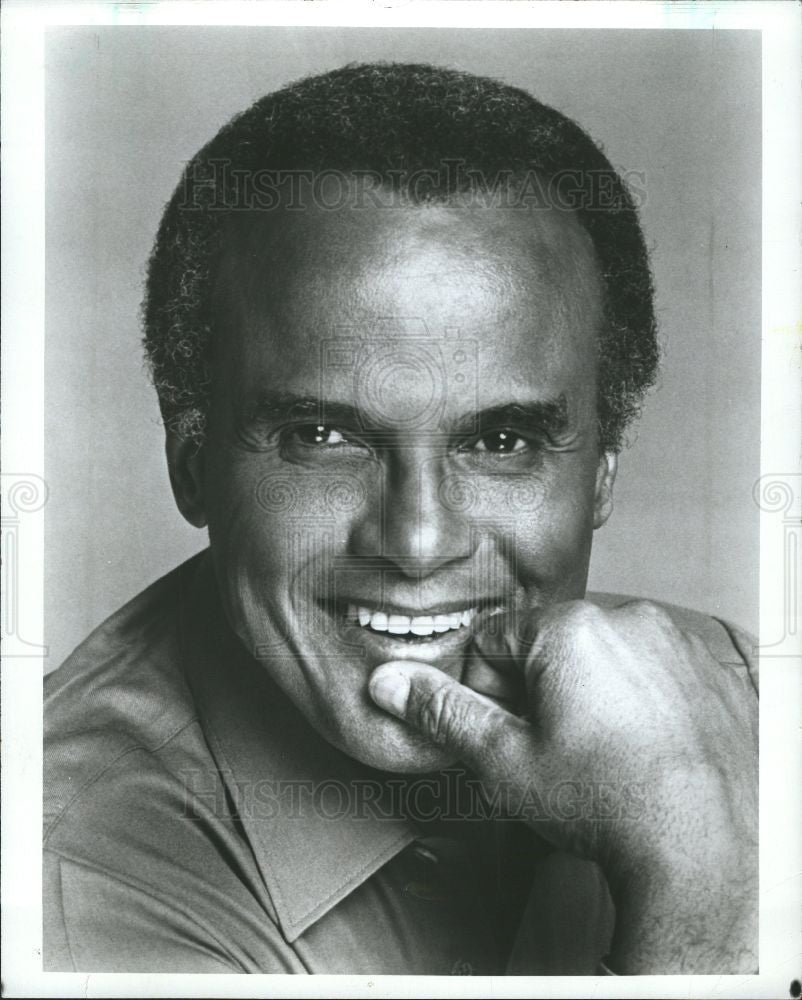 1986 Press Photo Harry Belafonte 1986 - Historic Images