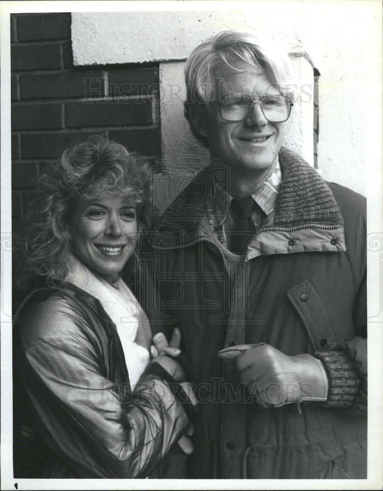 1987 Press Photo Actor Edward James &quot;Ed&quot; Begley, Jr. - Historic Images