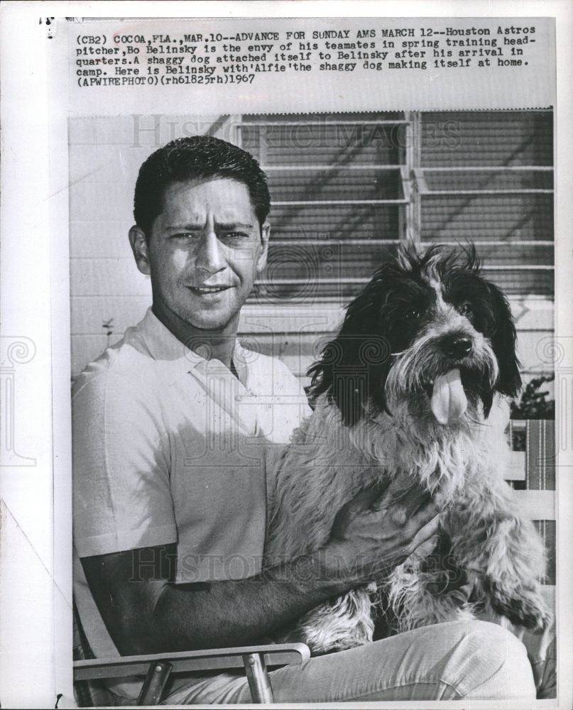 1967 Press Photo Houston Astros - Historic Images