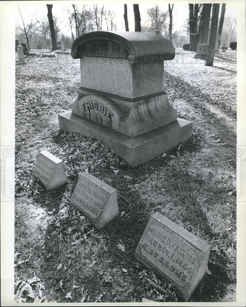 1979 Press Photo historic cemeteries - Historic Images