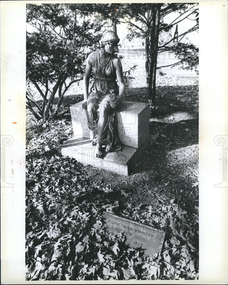 1979 Press Photo Elmwood Cemetery - Historic Images