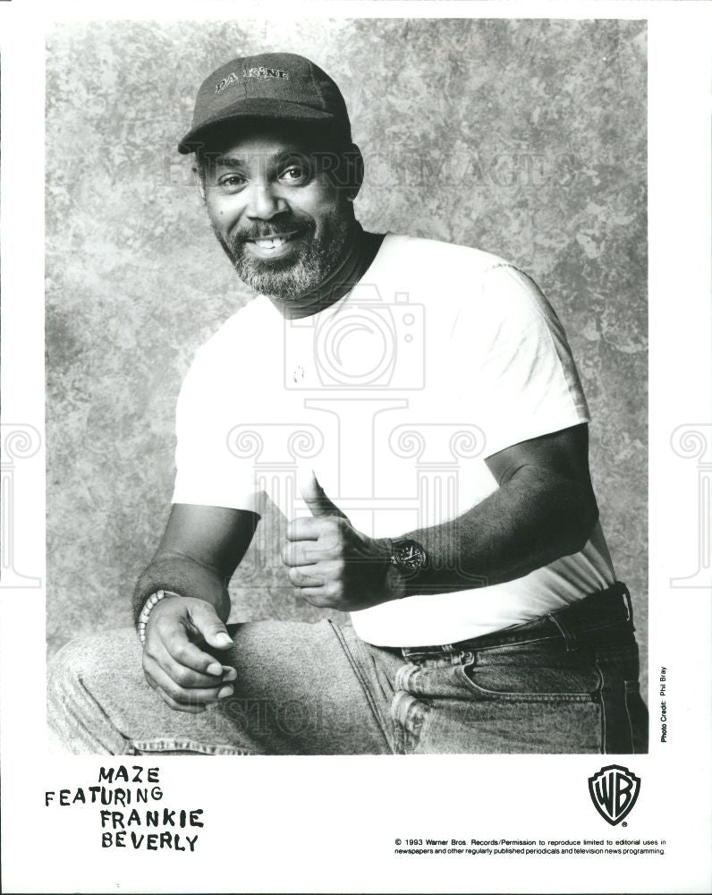 1999 Press Photo Maze Featuring frankie beverly - Historic Images