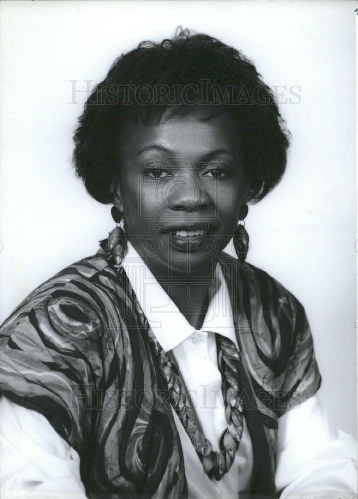 1993 Press Photo Dr Margaret Betts Detroit School Board - Historic Images