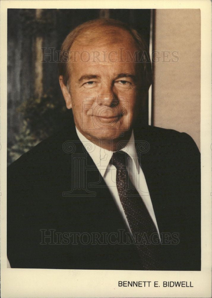 1985 Press Photo BENNETT E. BIDWEL - Historic Images