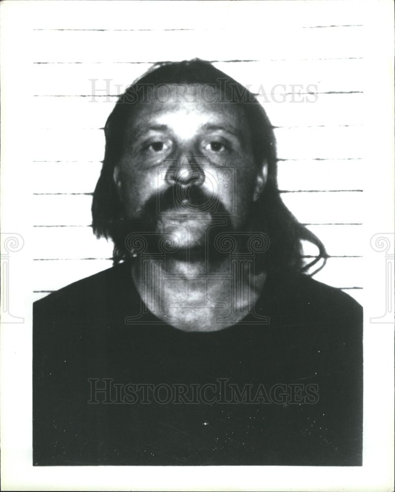 1992 Press Photo David Kevin Bickham Most Wanted MI - Historic Images