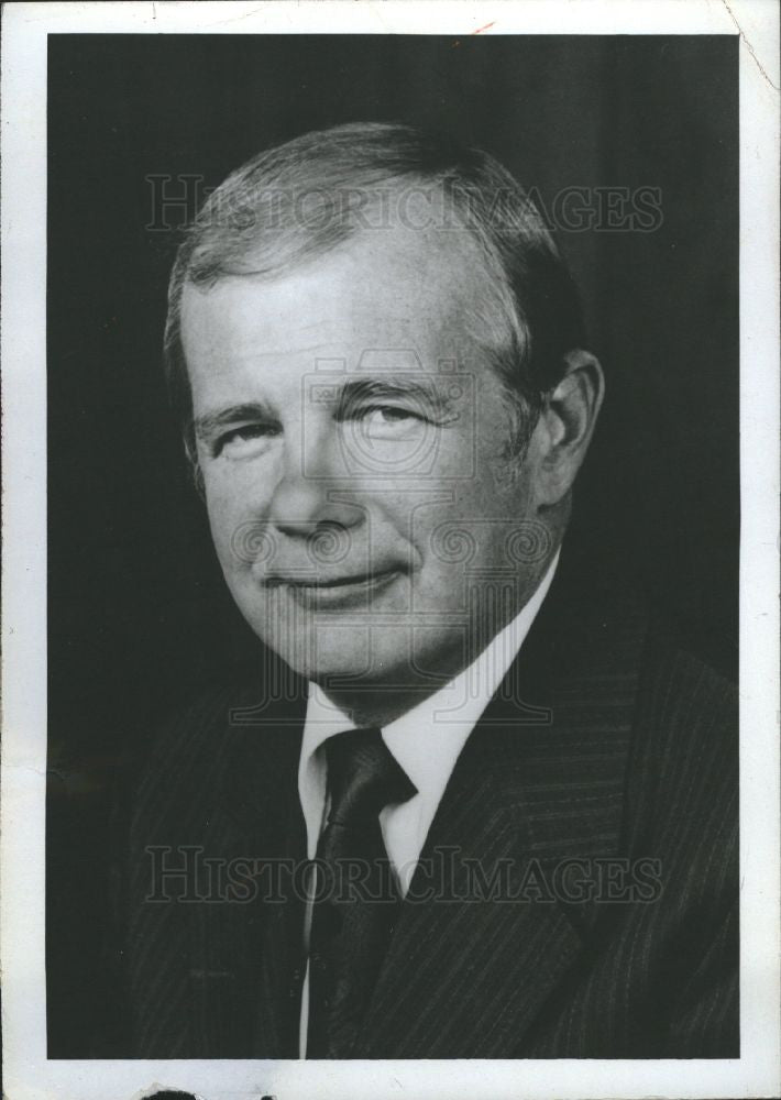 1981 Press Photo BENNETT E. BIDWELL vice-president Ford - Historic Images