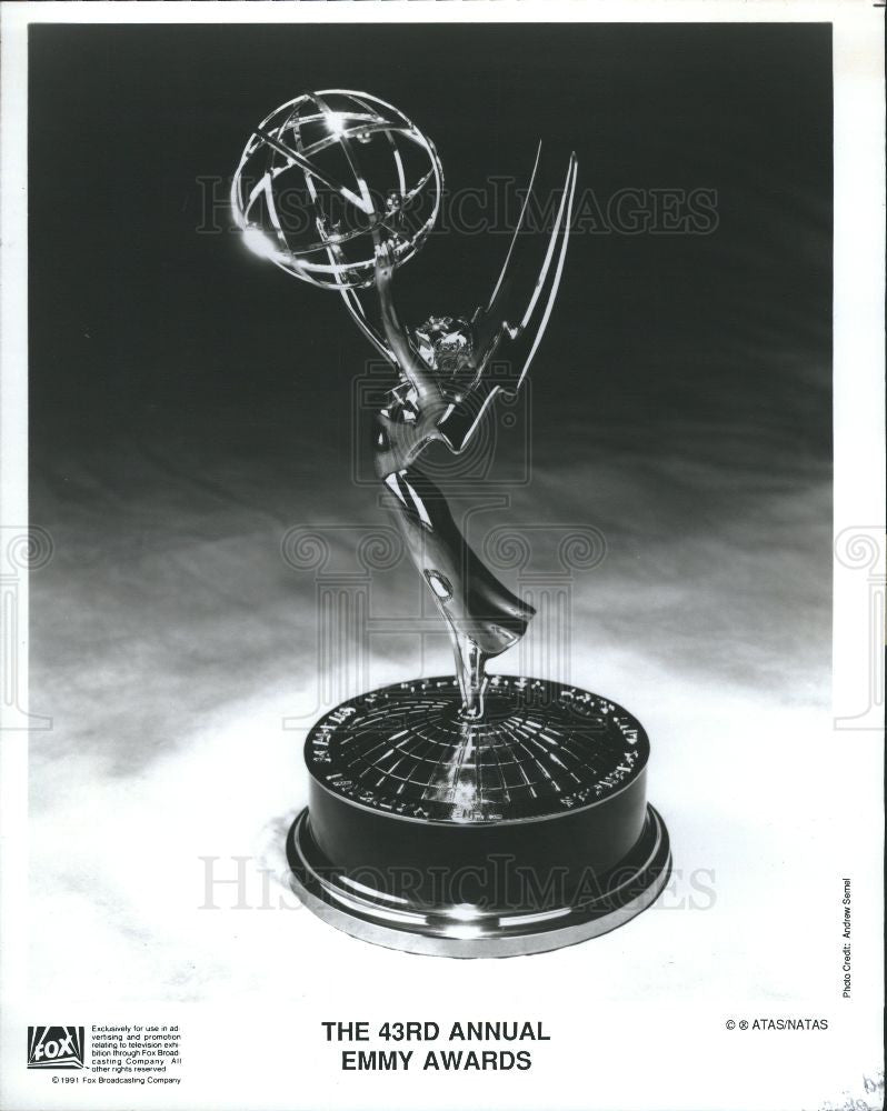 1991 Press Photo Eemmy, award television, entertainment - Historic Images
