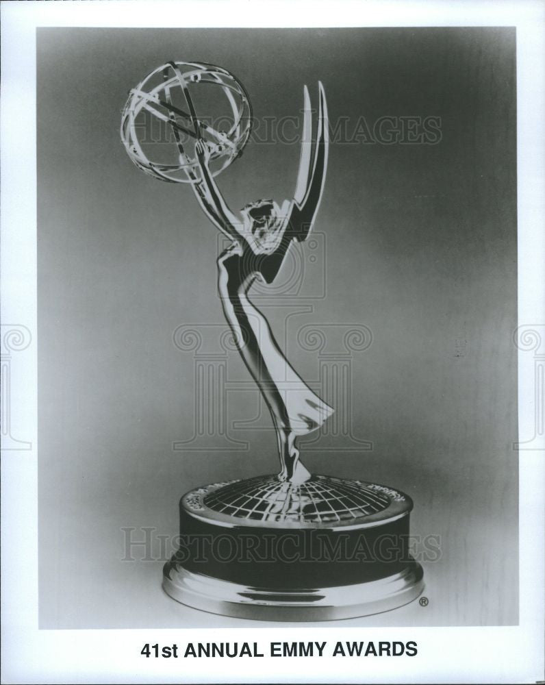 1990 Press Photo 41 Emmy Awards - Historic Images