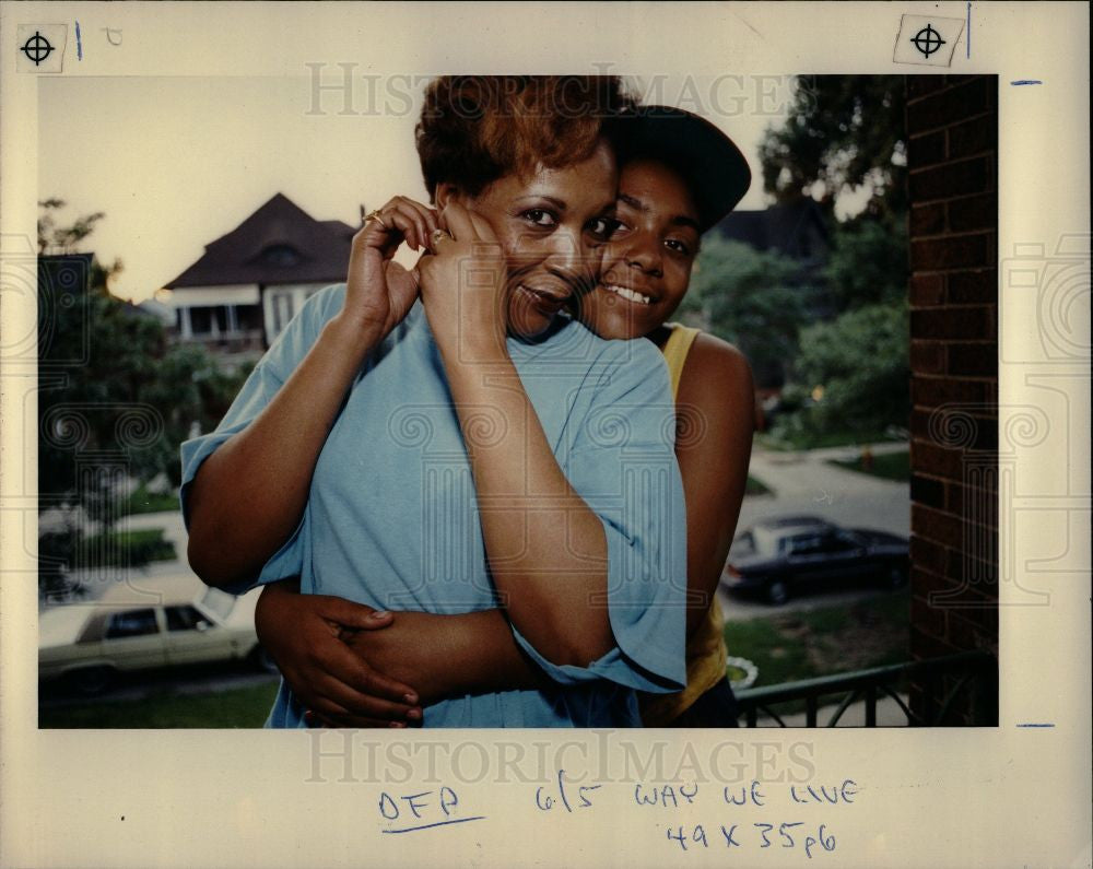 1991 Press Photo Cassandra Nelson, Korran Nelson - Historic Images