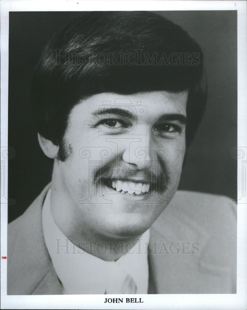 1981 Press Photo John Bell radio personality New Jersey - Historic Images