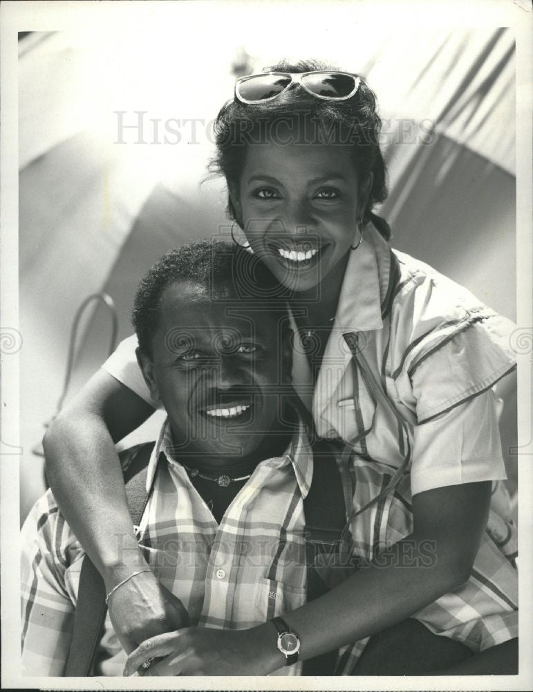1985 Press Photo Flip Wilson Gladys Knight Charlie &amp; Co - Historic Images