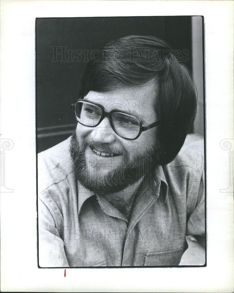 1980 Press Photo Robert Charles Wilson Author - Historic Images