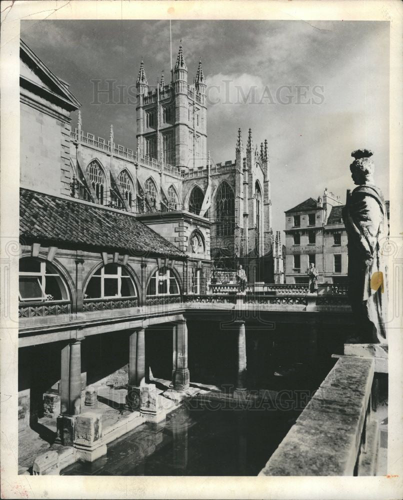 1961 Press Photo Bath England - Historic Images