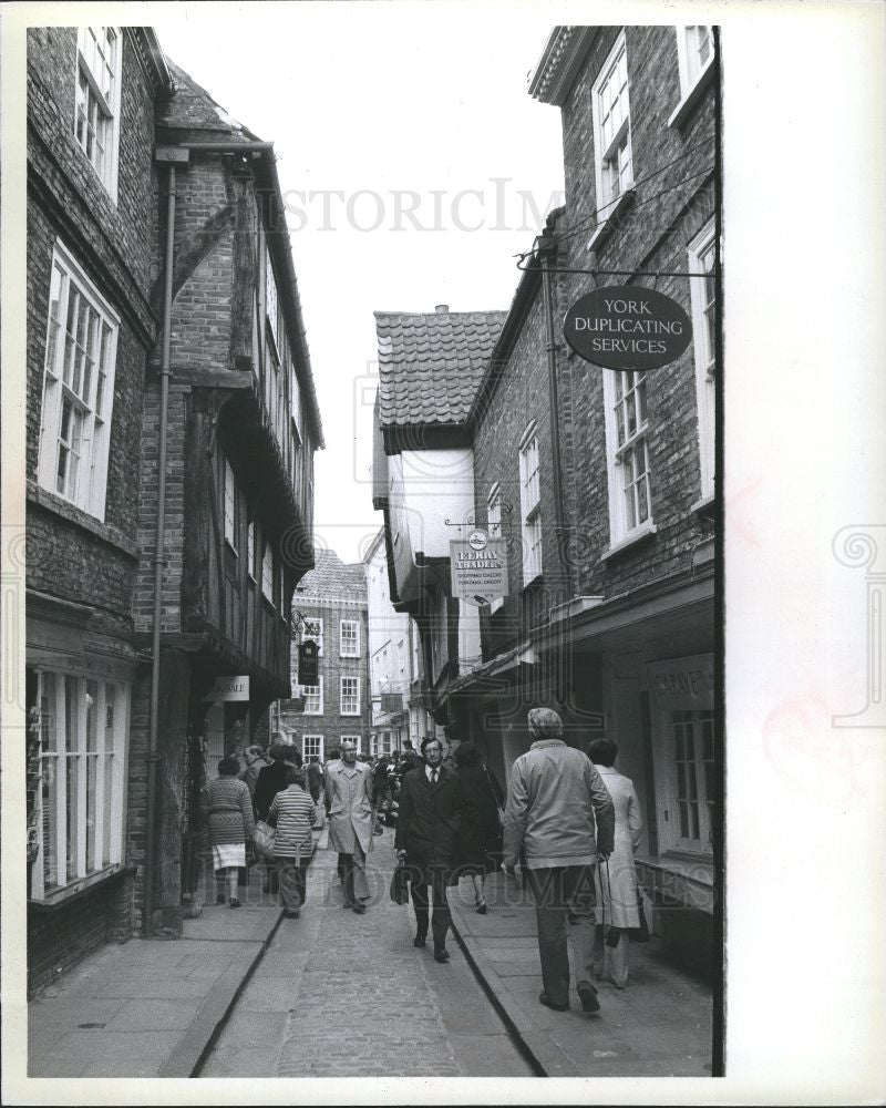 1984 Press Photo York's streets - Historic Images