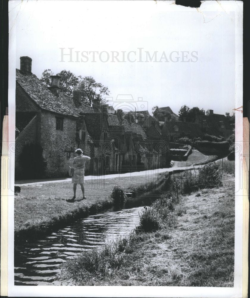 1980 Press Photo Bibury Arlington row england - Historic Images