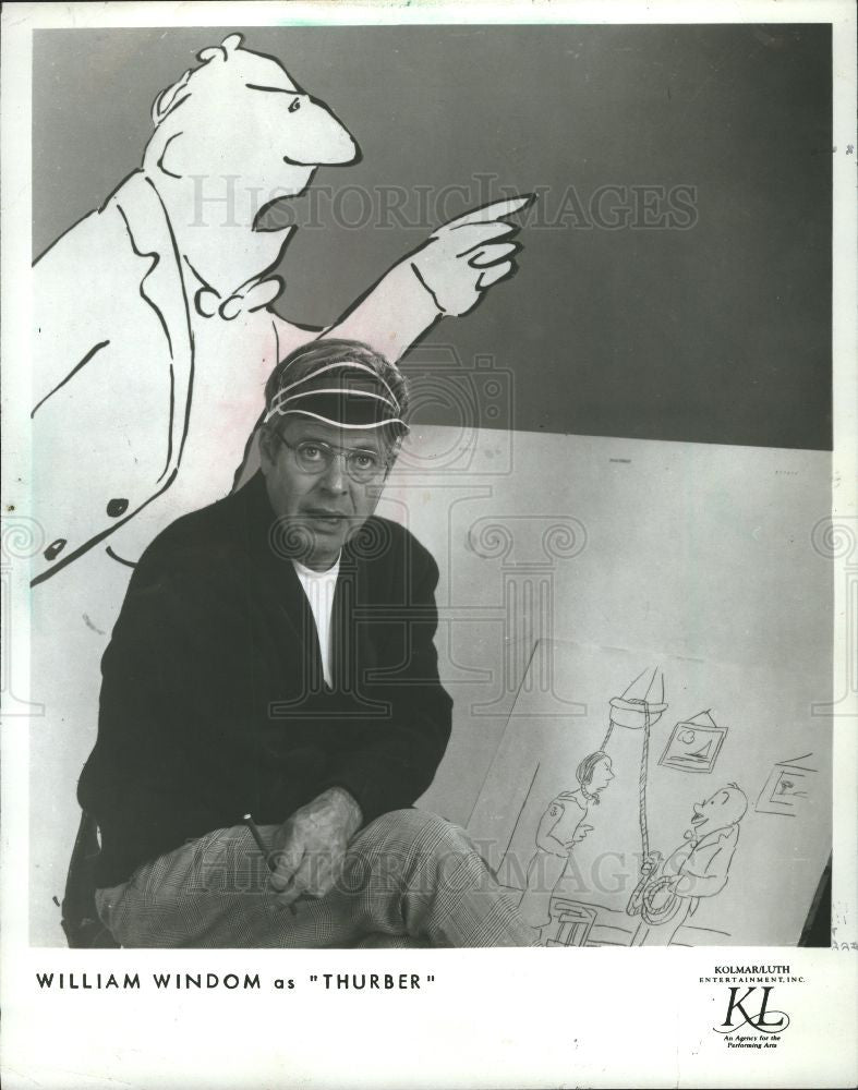 1985 Press Photo william windom, tv actor, emmy award w - Historic Images