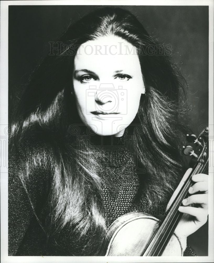 Press Photo Kathleen Winkler Violinist - Historic Images