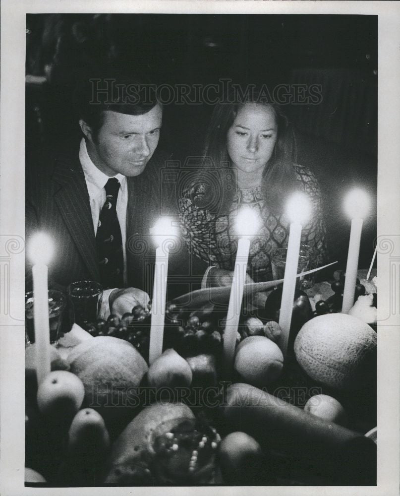 1973 Press Photo Mr.and .Mrs.Winans ,Grosse  Emory Mora - Historic Images