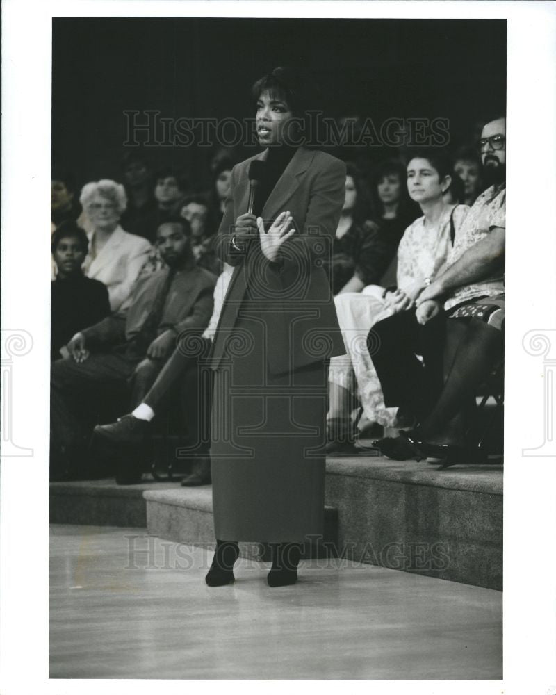 Press Photo Oprah Winfrey American TV Host - Historic Images