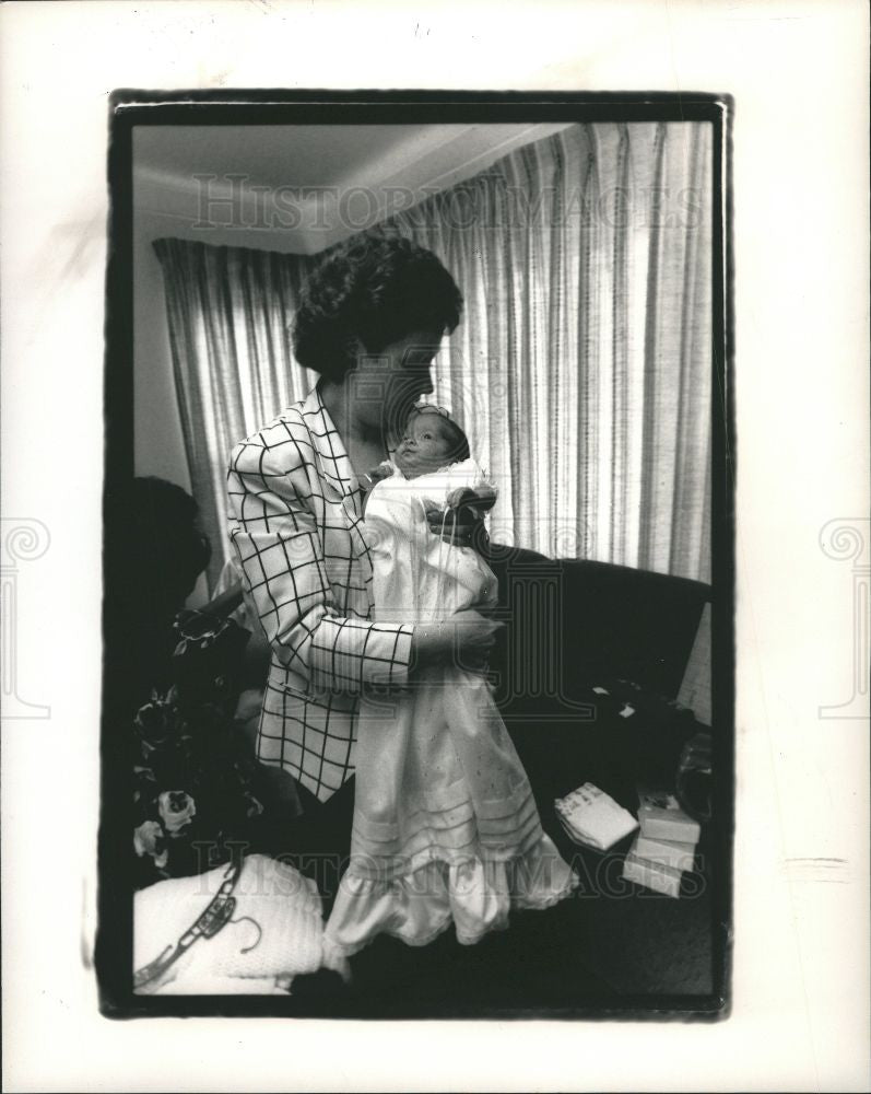 1989 Press Photo Mary Wilson mother quintuplets Shelby - Historic Images